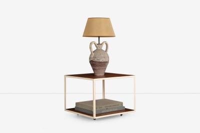 George Nelson George Nelson for Herman Miller Steel Frame Occasional Table on Wheels 1955 