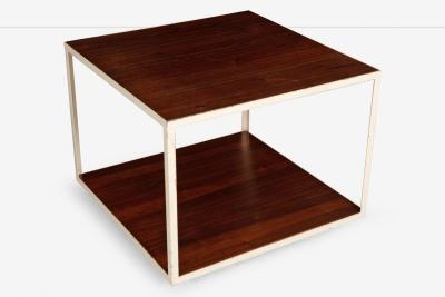 George Nelson George Nelson for Herman Miller Steel Frame Occasional Table on Wheels 1955 