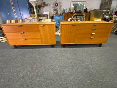 George Nelson MID CENTURY PAIR OF GEORGE NELSON FOR HERMAN MILLER PRIMAVERA CABINETS