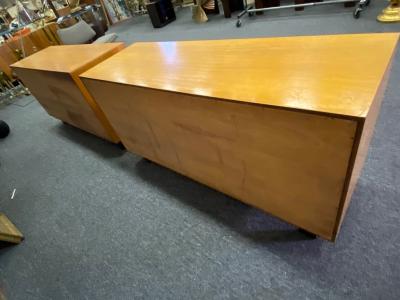 George Nelson MID CENTURY PAIR OF GEORGE NELSON FOR HERMAN MILLER PRIMAVERA CABINETS