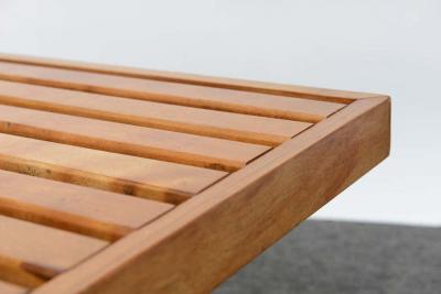 George Nelson Mid Century Slat Table Mosaic Inlay George Nelson Style