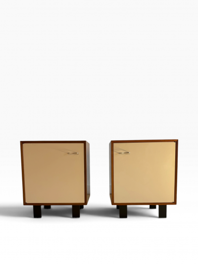 George Nelson Pair of George Nelson 1960s Cabinets for Herman Miller