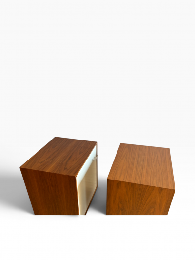 George Nelson Pair of George Nelson 1960s Cabinets for Herman Miller