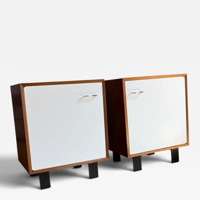 George Nelson Pair of George Nelson 1960s Cabinets for Herman Miller