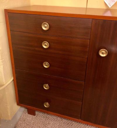 George Nelson Pair of George Nelson Design for Herman Miller Chests Dressers Commodes