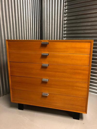 George Nelson Pair of George Nelson for Herman Miller Bureau Cabinets