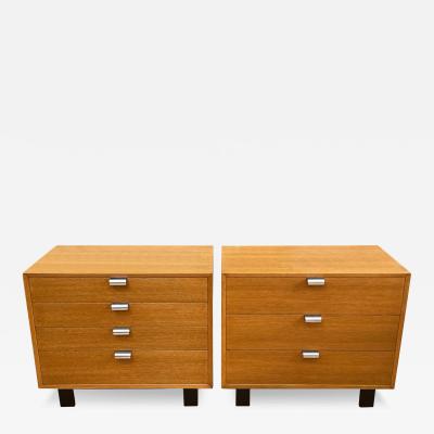 George Nelson Pair of George Nelson for Herman Miller Chest of Drawers