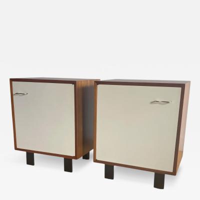 George Nelson Pair of Mid Century George Nelson Nightstands for Herman Miller 1960s
