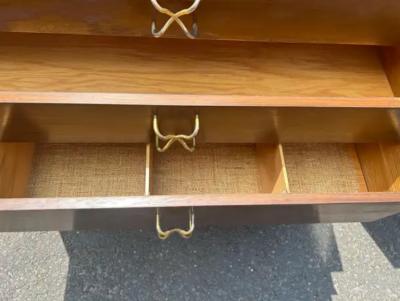 George Nelson Rare Pair George Nelson Primavera Bachelor Chest Cabinet Mid Century X Pulls