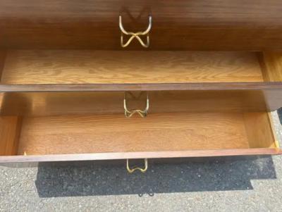 George Nelson Rare Pair George Nelson Primavera Bachelor Chest Cabinet Mid Century X Pulls