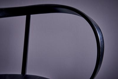 George Nelson Set of 6 Black Pretzel Chairs by George Nelson for ICF