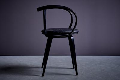 George Nelson Set of 6 Black Pretzel Chairs by George Nelson for ICF
