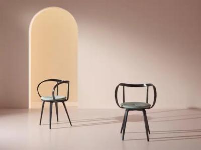 George Nelson Set of Four George Nelson Pretzel Armchair Made by ICF Italy 1984 1986