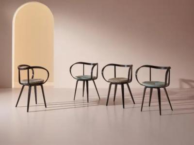 George Nelson Set of Four George Nelson Pretzel Armchair Made by ICF Italy 1984 1986