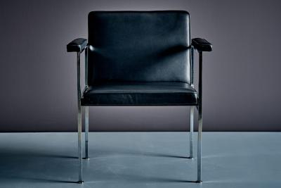 George Nelson Set of Four Paddle Armchairs by George Nelson for Herman Miller