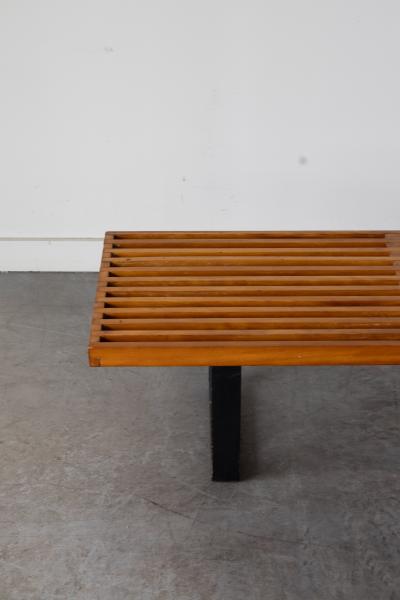 George Nelson Slat platform bench by George Nelson for Heman Miller
