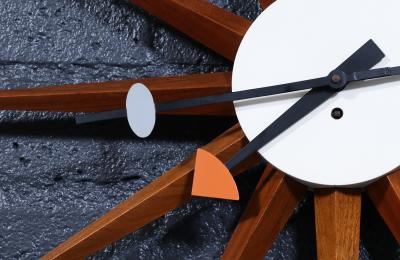 George Nelson Vintage George Nelson Model 2202 Sunburst Clock for Howard Miller