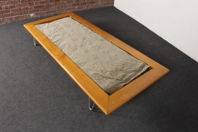 George Nelson Vintage Sage Mohair Daybed with Hairpin Legs by George Nelson for Herman Miller