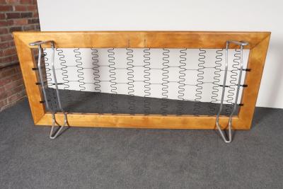 George Nelson Vintage Sage Mohair Daybed with Hairpin Legs by George Nelson for Herman Miller