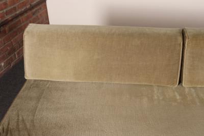 George Nelson Vintage Sage Mohair Daybed with Hairpin Legs by George Nelson for Herman Miller