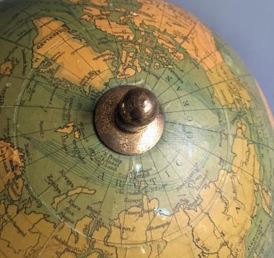 George Philip Son Philips 9 Inch Terrestrial Globe on Stand