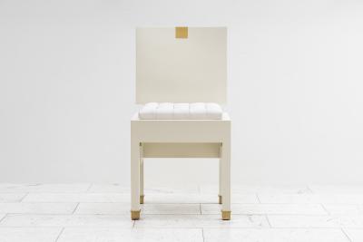 George Ranalli George Ranalli Valentine Chair 3 in Slipper Satin USA 2023