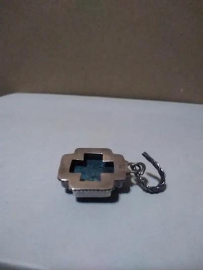 George Randolph Barse Jr Barse Sterling Silver and Turquoise Pendant