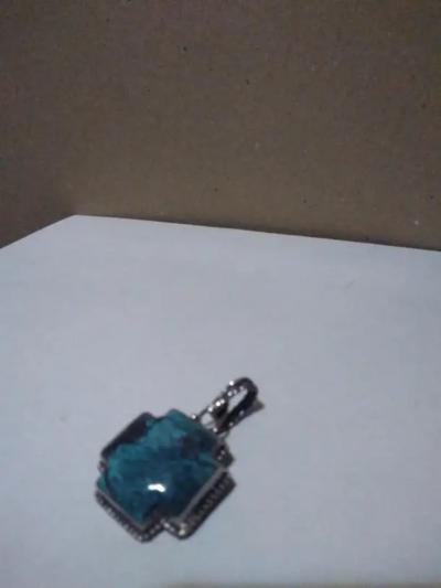 George Randolph Barse Jr Barse Sterling Silver and Turquoise Pendant