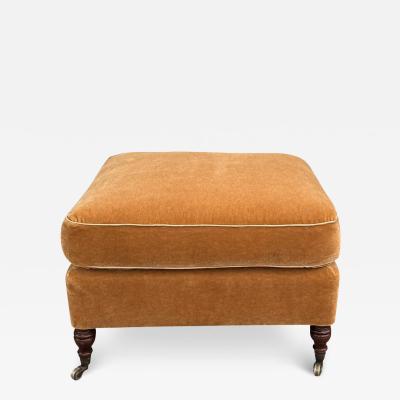 George Smith George Smith Sienna Mohair Ottoman Foot Stool