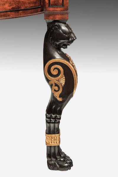 George Smith IMPORTANT REGENCY MAHOGANY PARTNERS WRITING TABLE IN THE MANNER OF GEORGE SMITH