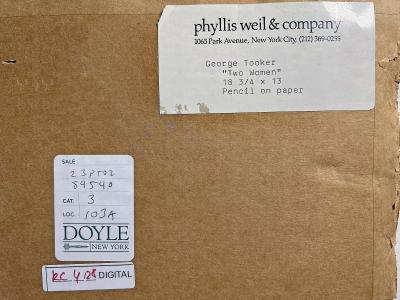 George Tooker Two Women Erotic Nude Woman Lesbian Dream Existential Magic Realism