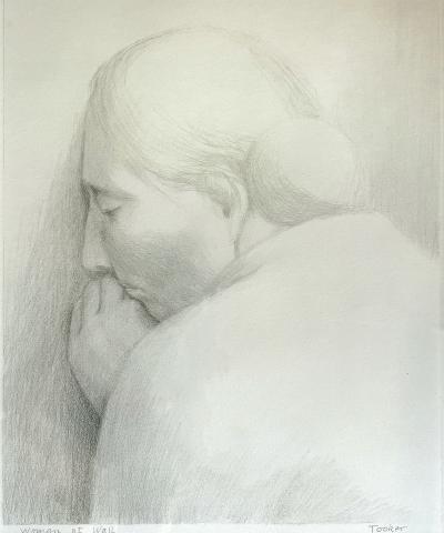 George Tooker Woman at Wall