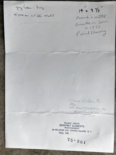 George Tooker Woman at Wall