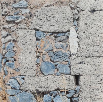 George Tzannes Ancient Wall with Stone filled Window 1997