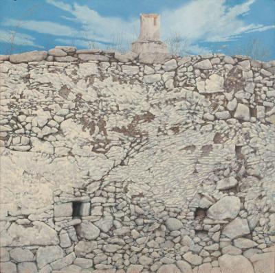 George Tzannes Old Wall in Aroniadika