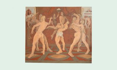 George Valentine Dureau Monumental Oil on Canvas by George Dureau USA 1997