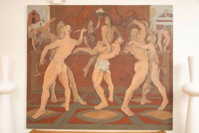 George Valentine Dureau Monumental Oil on Canvas by George Dureau USA 1997