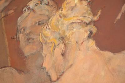 George Valentine Dureau Monumental Oil on Canvas by George Dureau USA 1997