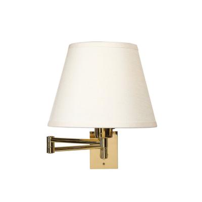 George W Hansen Pair of Mid Century Articulating Wall Sconces by George Hansen for Metarlarte