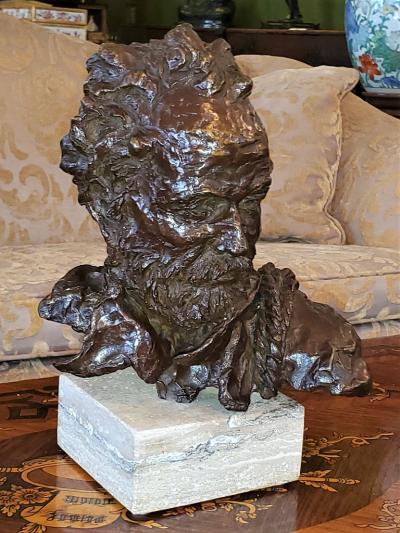 George Wayne Lundeen Rugged Outdoorsman Bronze by Lundeen