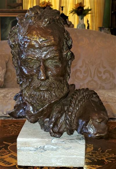George Wayne Lundeen Rugged Outdoorsman Bronze by Lundeen