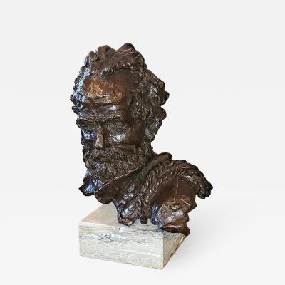 George Wayne Lundeen Rugged Outdoorsman Bronze by Lundeen