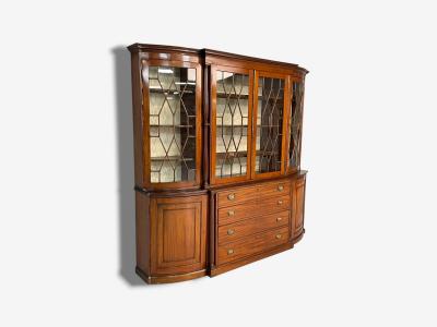 George lll Mahogany Large Breakfront or Bookcase England 18th Century