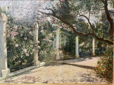 Georges Antoine Rochegrosse Oil on Canvas Almond Trees Sothebys Provenance