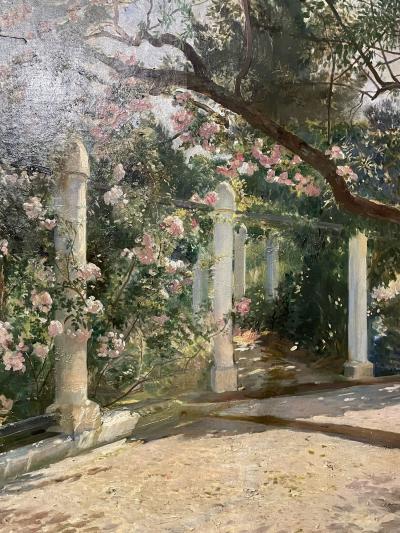 Georges Antoine Rochegrosse Oil on Canvas Almond Trees Sothebys Provenance