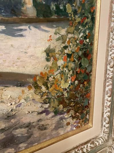 Georges Antoine Rochegrosse Oil on Canvas Almond Trees Sothebys Provenance