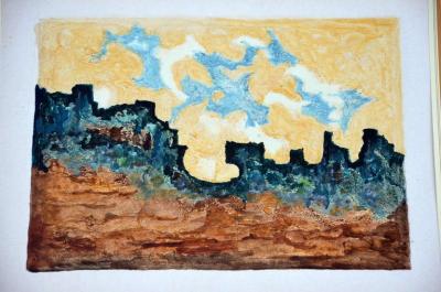 Georges Armand Masson Pair of Monotypes by Georges Armand Masson