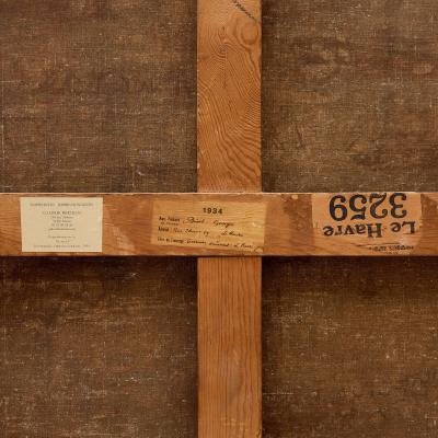 Georges Binet 20th century Impressionist style painting of Le Havre by Binet