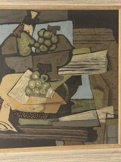 Georges Braque EARLY CUBIST GEORGES BRAQUE MODERNIST STILL LIFE PRINT