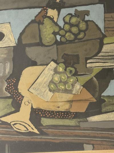 Georges Braque EARLY CUBIST GEORGES BRAQUE MODERNIST STILL LIFE PRINT